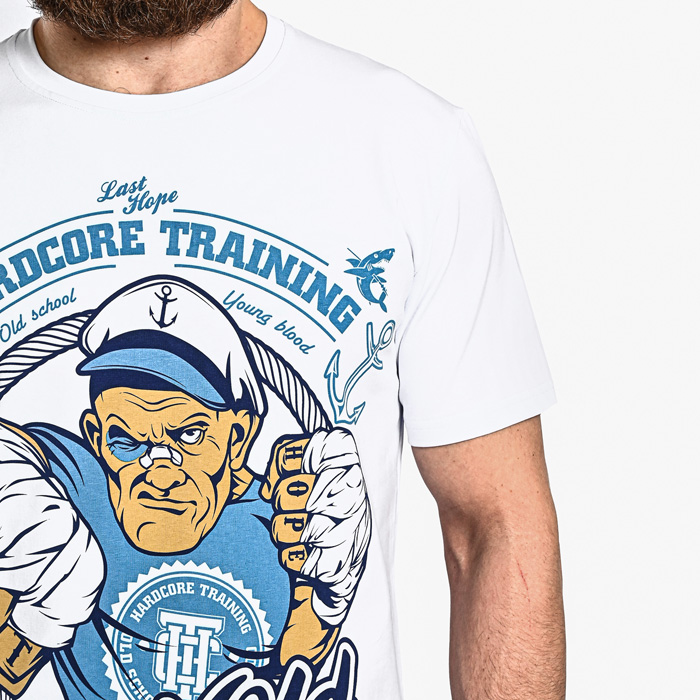 Футболка Hardcore Training Good Old Boxing 5.0 White - фото 5