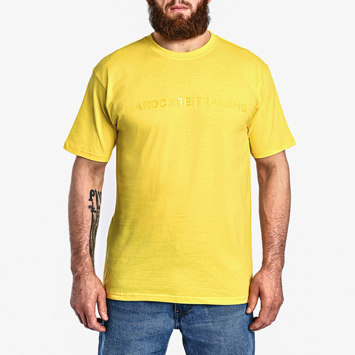 Футболка Hardcore Training Basic Light Yellow - фото 1
