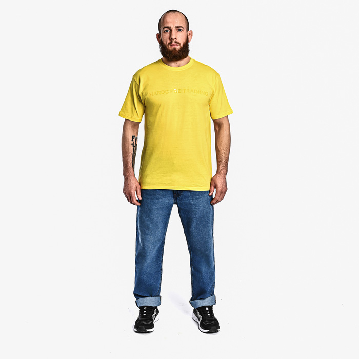 Футболка Hardcore Training Basic Light Yellow - фото 2