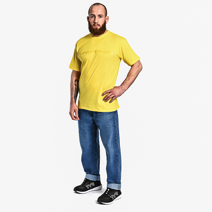 Футболка Hardcore Training Basic Light Yellow - фото 6