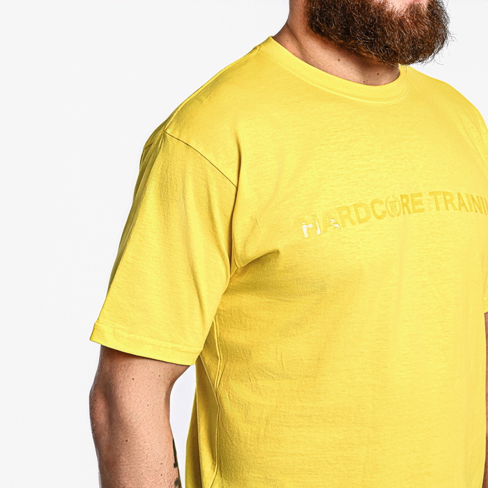 Футболка Hardcore Training Basic Light Yellow - фото 7