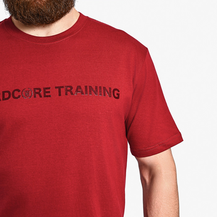 Футболка Hardcore Training Basic Burgundy - фото 4