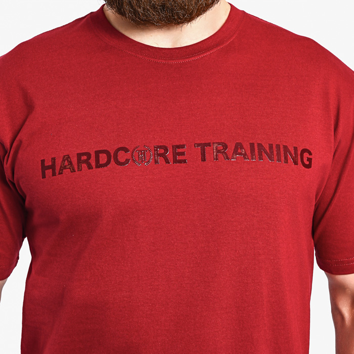 Футболка Hardcore Training Basic Burgundy - фото 5