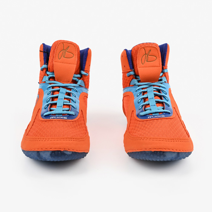 Борцовки Rudis Jordan Burroughs Alpha 2.0 World Wide оранжевые - фото 3