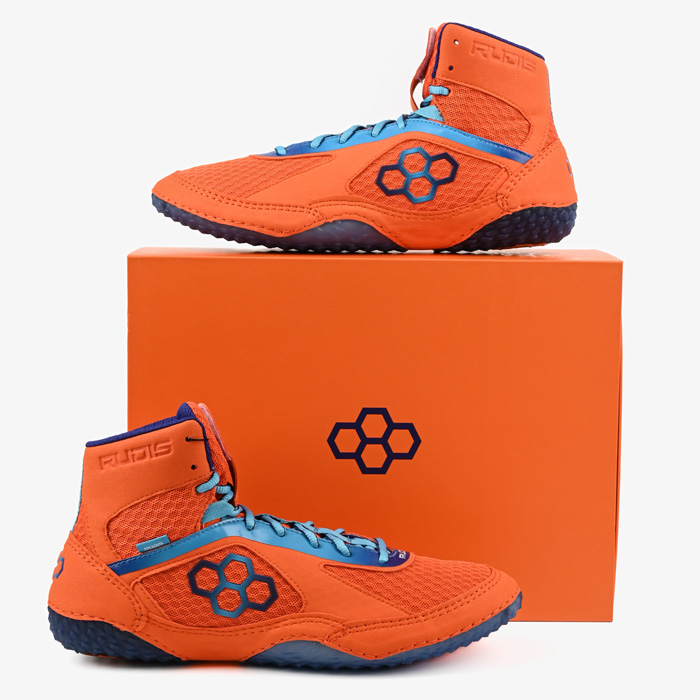 Борцовки Rudis Jordan Burroughs Alpha 2.0 World Wide оранжевые - фото 7