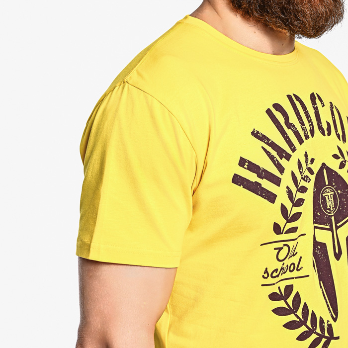 Футболка Hardcore Training Helmet Yellow - фото 6