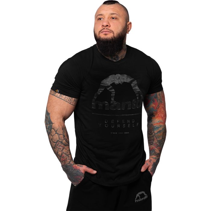 Футболка Manto Defend 2.0 Black/Black - фото 1