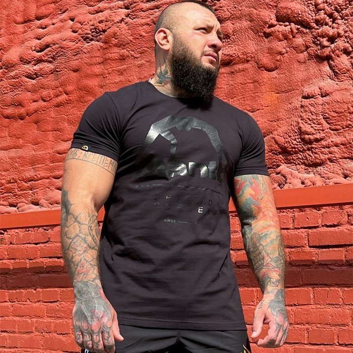 Футболка Manto Defend 2.0 Black/Black - фото 4