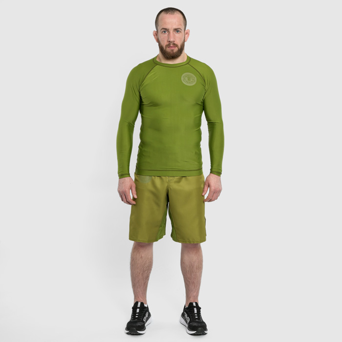 Рашгард Hardcore Training Base Olive LS - фото 3