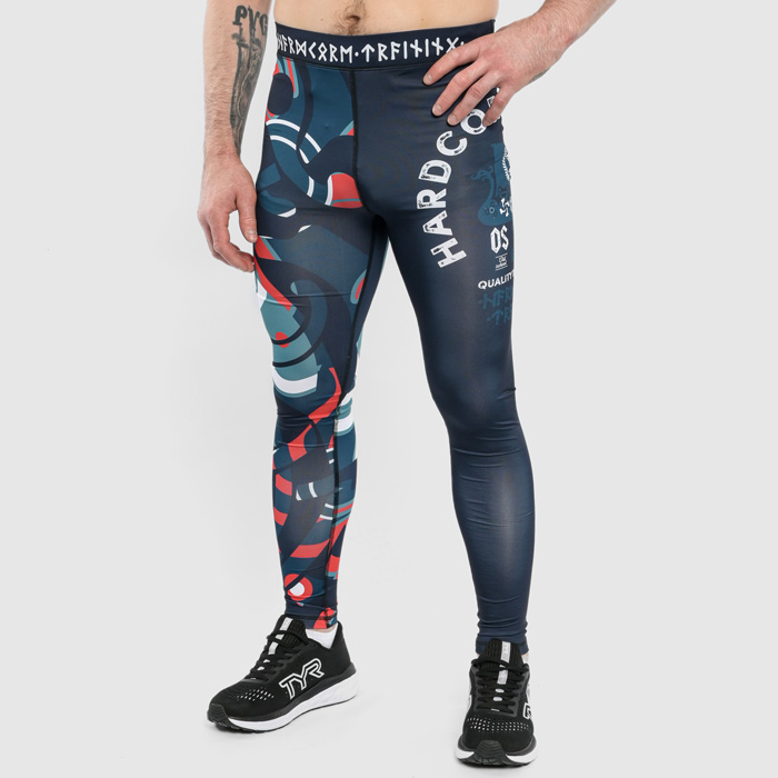 Компрессионные штаны Hardcore Training Nordic Nordic Pattern Black Russian - фото 2