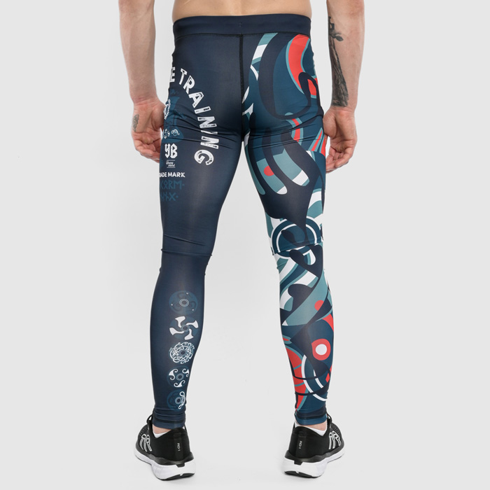 Компрессионные штаны Hardcore Training Nordic Nordic Pattern Black Russian - фото 4