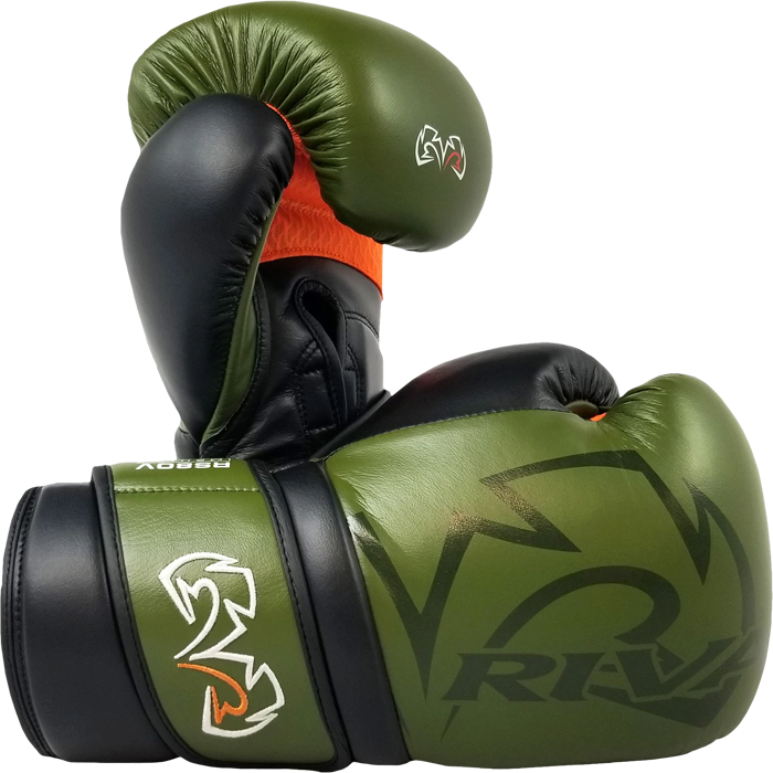 Боксерские перчатки Спарринговые Rival RS80V Impulse Green - фото 1