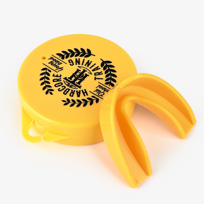 Боксерская капа Hardcore Training Base Yellow - фото 2