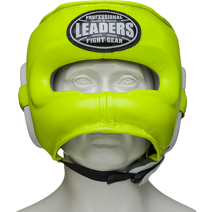Бамперный боксерский шлем Leaders Fancy LS4SHGNB FNC GN/WH - фото 2