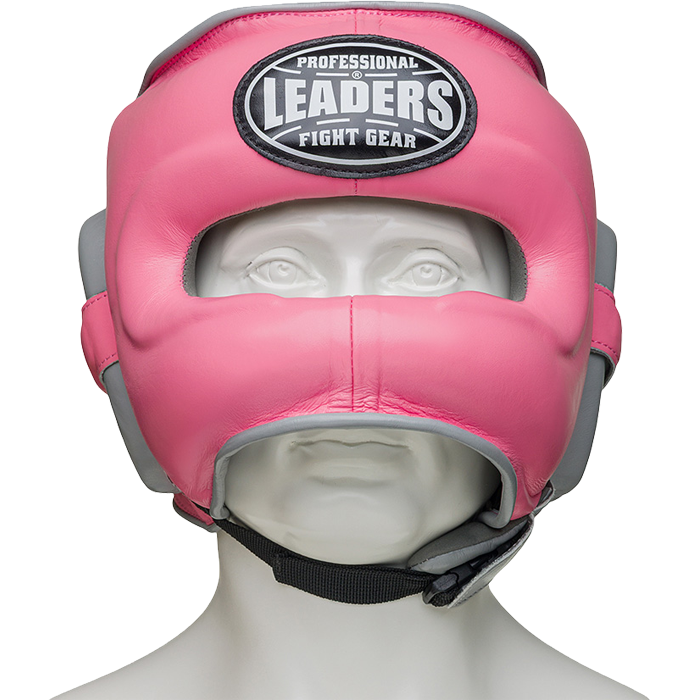 Бамперный боксерский шлем Leaders Fancy LS4SHGNB FNC PNK/GR - фото 2