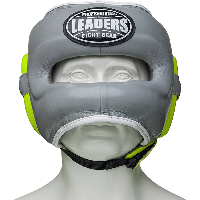 Бамперный боксерский шлем Leaders Fancy LS4SHGNB FNC GR/GN - фото 2
