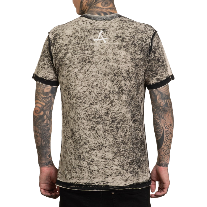 Двусторонняя футболка Affliction Electric Fire черный/белый - фото 4