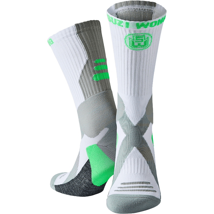 Носки Suzi Wong X-Sole Boxing Socks белый/зеленый - фото 1