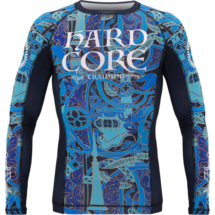 Рашгард Hardcore Training Knight Navy/Blue LS - фото 1