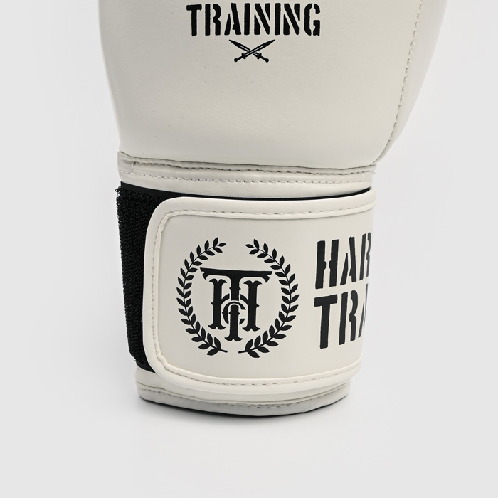 Боксерские перчатки Hardcore Training Helmet PU White - фото 6