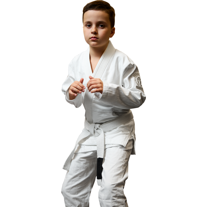 Детское кимоно для БЖЖ Hardcore Training Helmet White - фото 1