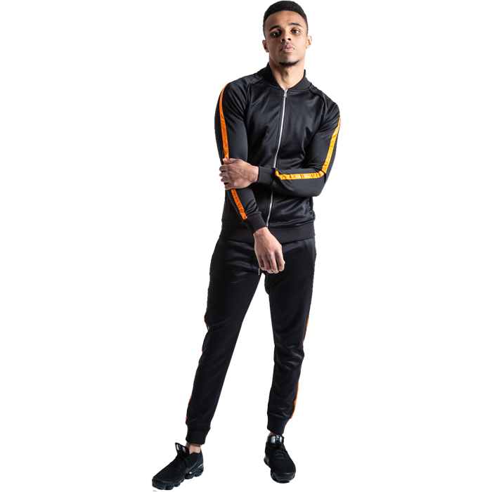 Спортивные штаны BoxRaw Loma Whitaker Black/Orange - фото 3