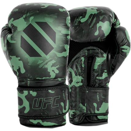Боксерские перчатки UFC Pro камуфляж Shadow зеленый камуфляж - фото 1