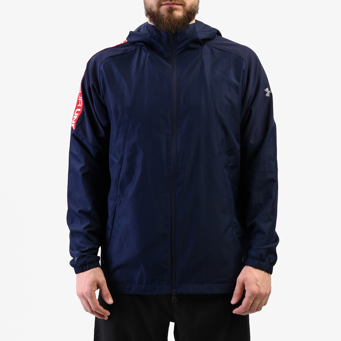 Ветровка Under Armour 082 темно-синий/красный - фото 1