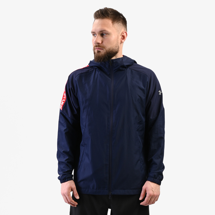 Ветровка Under Armour 082 темно-синий/красный - фото 3