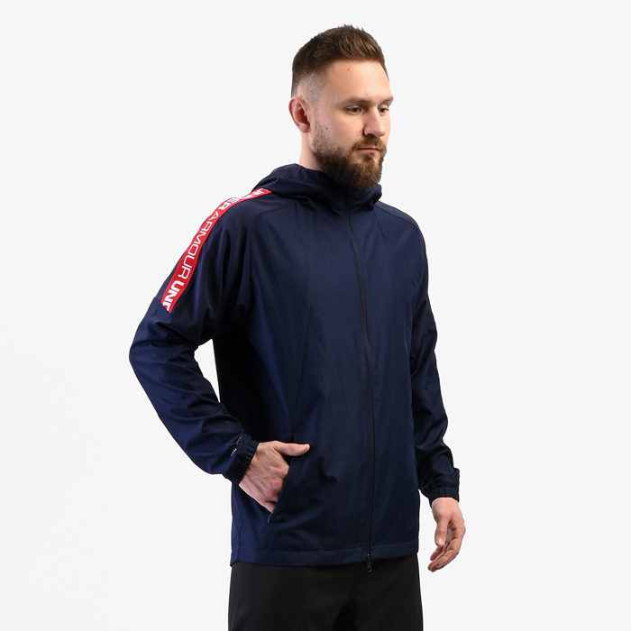 Ветровка Under Armour 082 темно-синий/красный - фото 4
