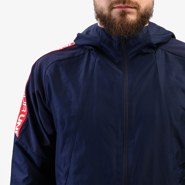 Ветровка Under Armour 082 темно-синий/красный - фото 5