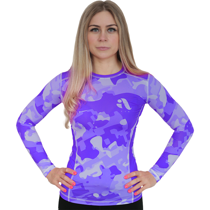 Женский рашгард Aim Military Uniqueness Skin пурпурный - фото 1
