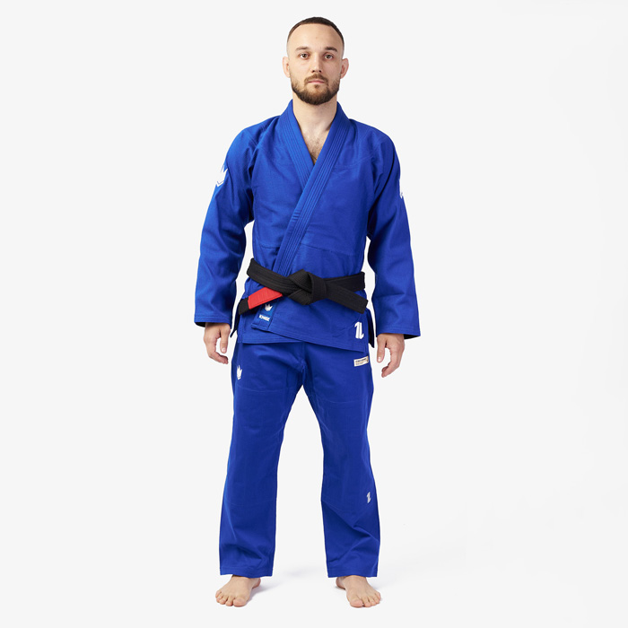 Кимоно для BJJ (бразильское джиу-джитсу) Kingz ONE V2 Blue - фото 1