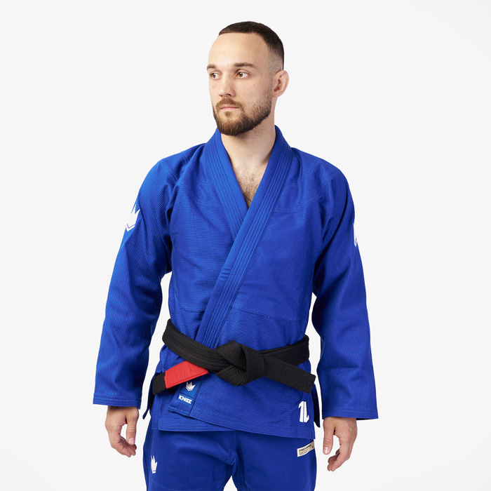 Кимоно для BJJ (бразильское джиу-джитсу) Kingz ONE V2 Blue - фото 3