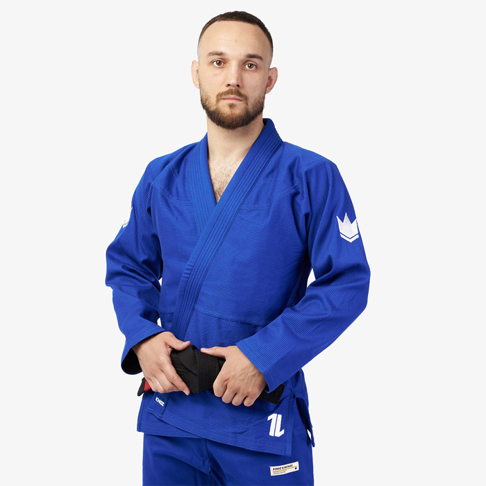 Кимоно для BJJ (бразильское джиу-джитсу) Kingz ONE V2 Blue - фото 4