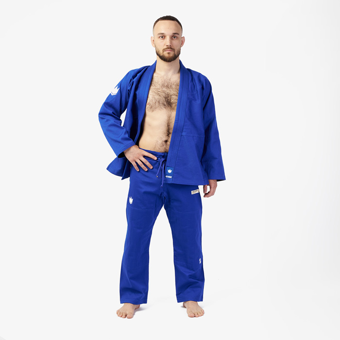 Кимоно для BJJ (бразильское джиу-джитсу) Kingz ONE V2 Blue - фото 7