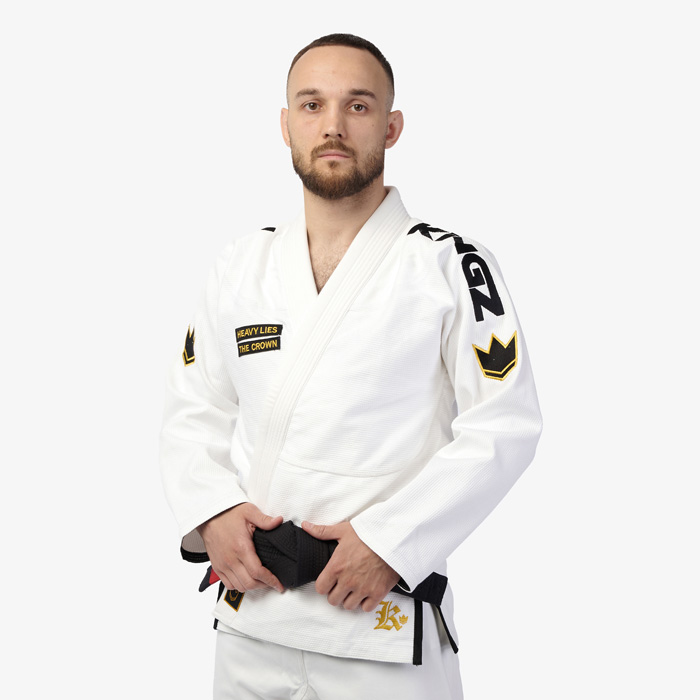 Кимоно для BJJ Kingz Comp 450 V6 White - фото 4