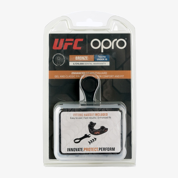Детская капа UFC Opro Bronze Level чёрная - фото 6