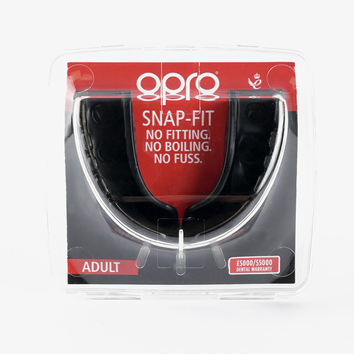 Боксерская капа Opro Snap-Fit Black - фото 2