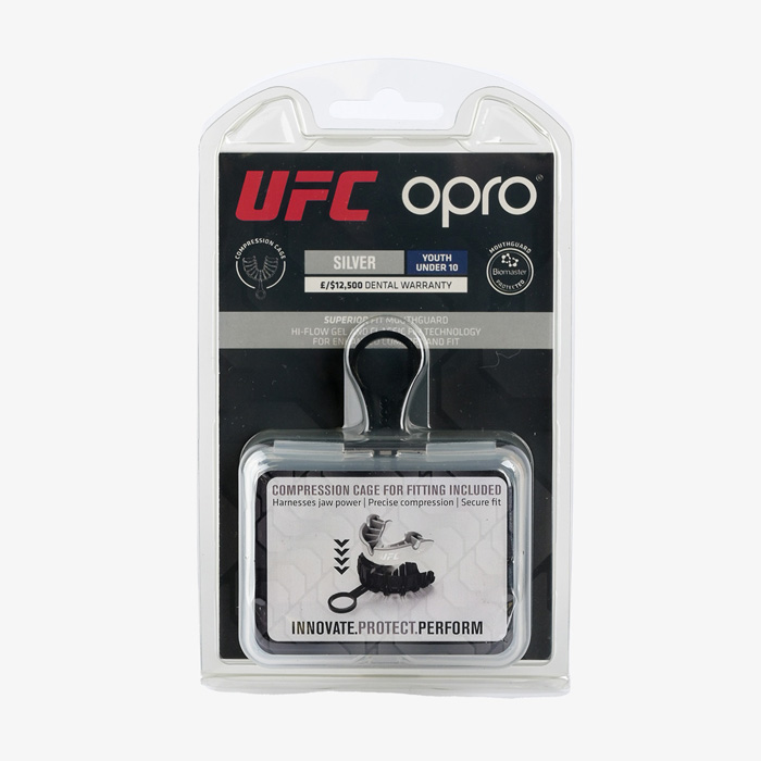 Детская боксерская капа Opro Silver Level UFC белая - фото 6