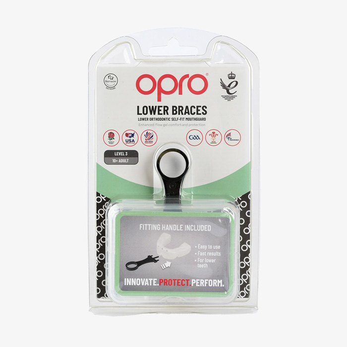 Боксерская капа на нижнюю челюсть с брекетами Opro Lower Braces - фото 6