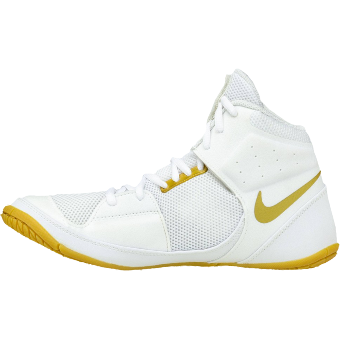 Борцовки Nike Fury White/Gold - фото 2