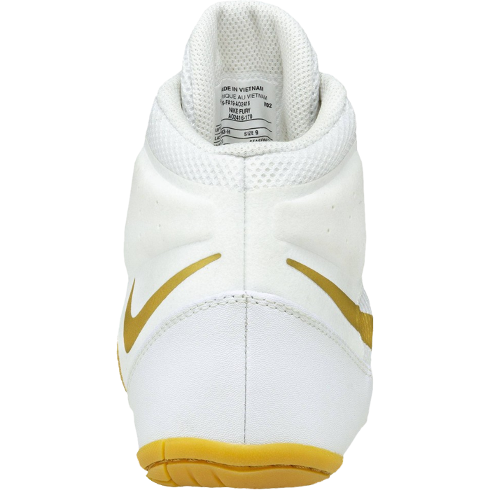 Борцовки Nike Fury White/Gold - фото 4