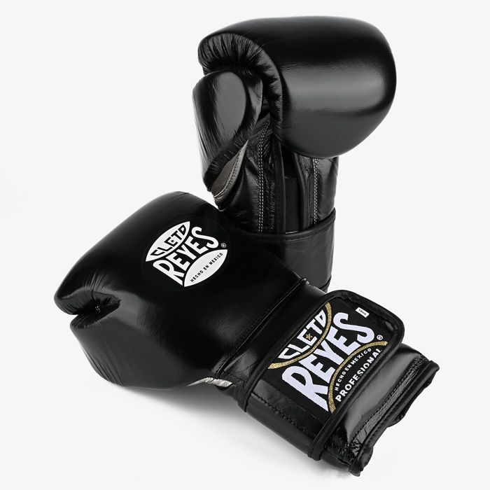 Боксерские перчатки Тренировочные Cleto Reyes E600 Black/White - фото 2