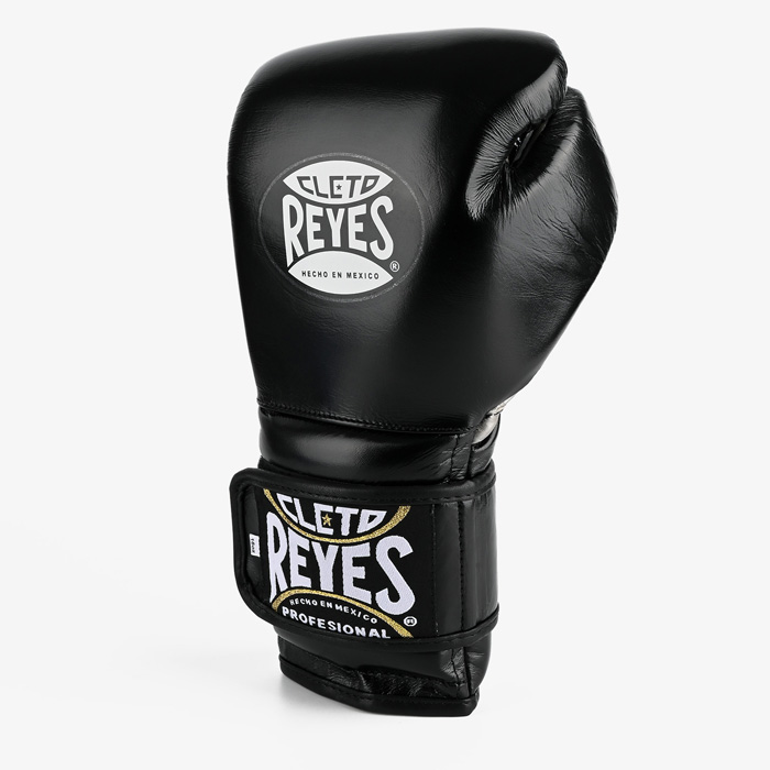 Боксерские перчатки Тренировочные Cleto Reyes E600 Black/White - фото 4