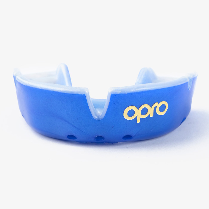 Боксерская капа Opro Gold Level Blue - фото 1