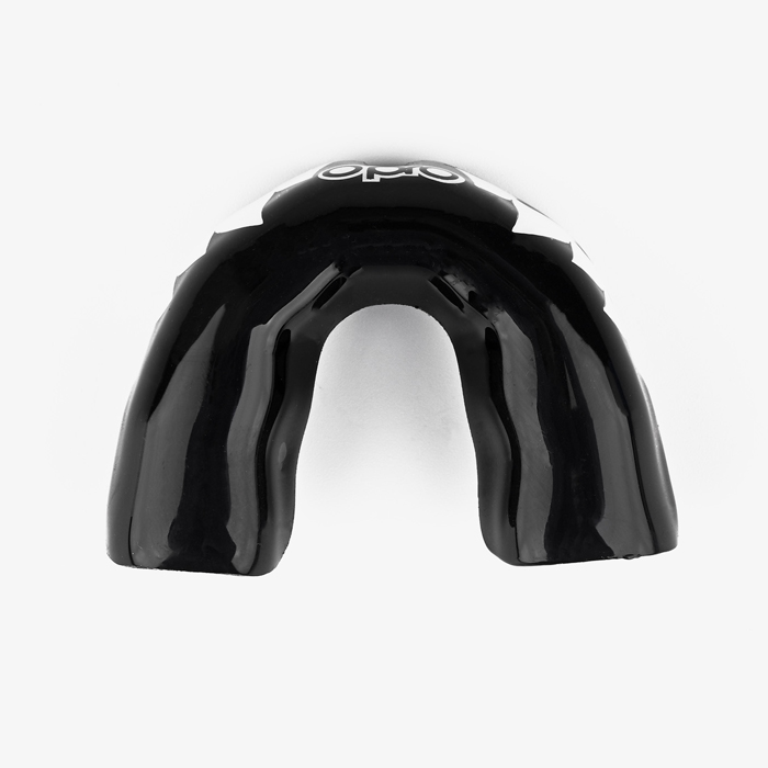 Боксерская капа Opro Instant Custom-Fit Black Jaws - фото 3