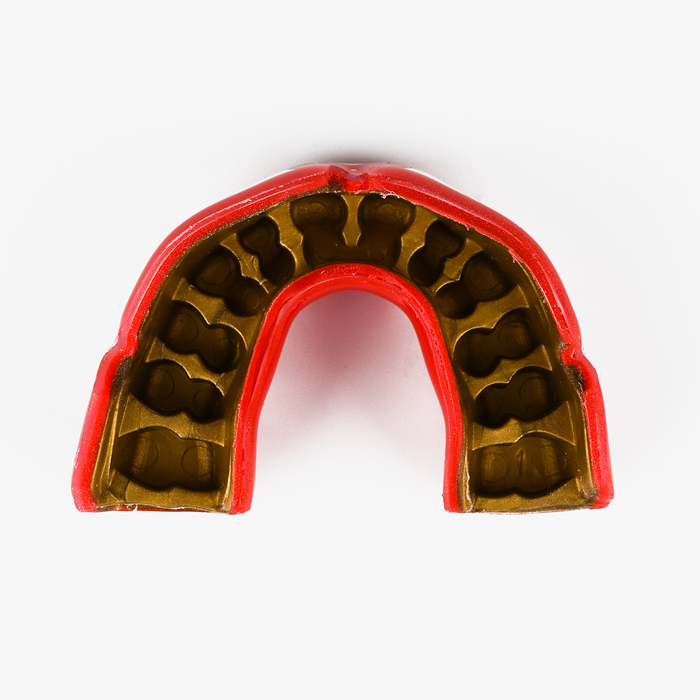 Боксерская капа Opro Instant Custom-Fit Red Jaws - фото 3