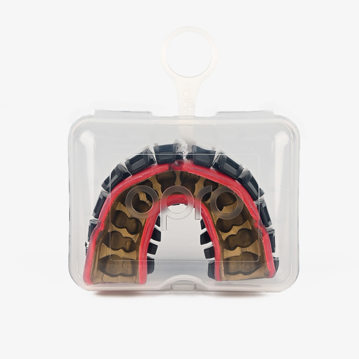 Боксерская капа Opro Instant Custom-Fit Red Jaws - фото 5