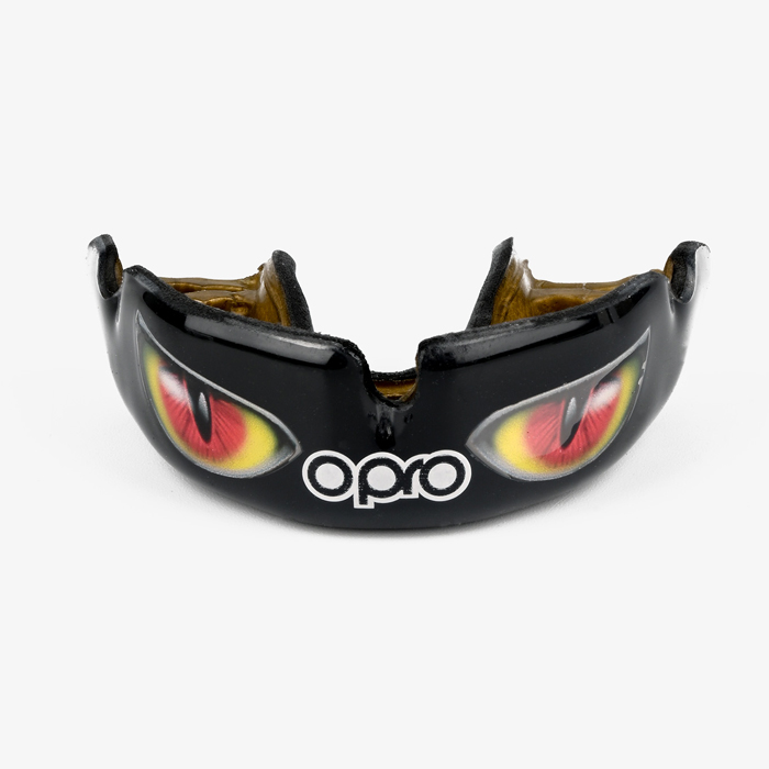 Боксерская капа Opro Instant Custom-Fit Eyes Black/Red - фото 1